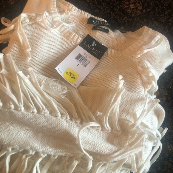 Ralph Lauren cream sweater ( New w Tags) - Picture 5 of 7